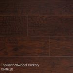 Horizen Flooring presents to you a picture of a 8mm Laminate flooring, manufactured by Knoas Flooring. Color: Thousandswood Hickory.