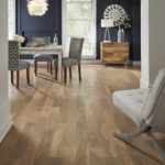 Horizen Flooring presents to you a picture of an acacia wide plank hardwood flooring, manufactured by Eagle Creek Floors. Color: Ember Acacia