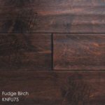 Horizen Flooring presents to you a picture of a 5" wide birch hardwood flooring, manufactured by Knoas Flooring. Color: Fudge Birch
