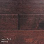 Horizen Flooring presents to you a picture of a 5" wide birch hardwood flooring, manufactured by Knoas Flooring. Color: Napa Birch