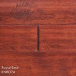 Horizen Flooring presents to you a picture of a 5" wide birch hardwood flooring, manufactured by Knoas Flooring. Color: Royal Birch