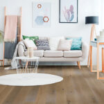 Horizen Flooring presents to you a picture of a quality wide plank Maple hardwood flooring, manufactured by Eagle Creek Floors. Color: Bedford. The goal of the Eagle Creek brand is to provide quality flooring and home décor products at competitive prices. Eagle Creek captures old-world craftsmanship in its comprehensive selection of high-quality flooring products. Made to satisfy a wide range of budget and décor options, an Eagle Creek floor delivers aesthetic beauty and long-lasting value, providing fashion and function to homes everywhere.