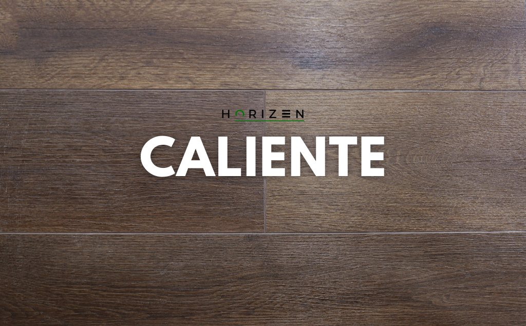 Horizen Flooring presents to you a picture of a quality wide plank Caliente luxury vinyl plank. NovoCore Q Merengue collection features a wide range of colors & designs that will compliment any interior. Natural wood grain synchronized surface allow for an authentic hardwood look & feel. This collection features a 0.3″ / 7.5 mm overall thickness and a durable 22 mil / 0.55 mm wear layer for residential and commercial applications.