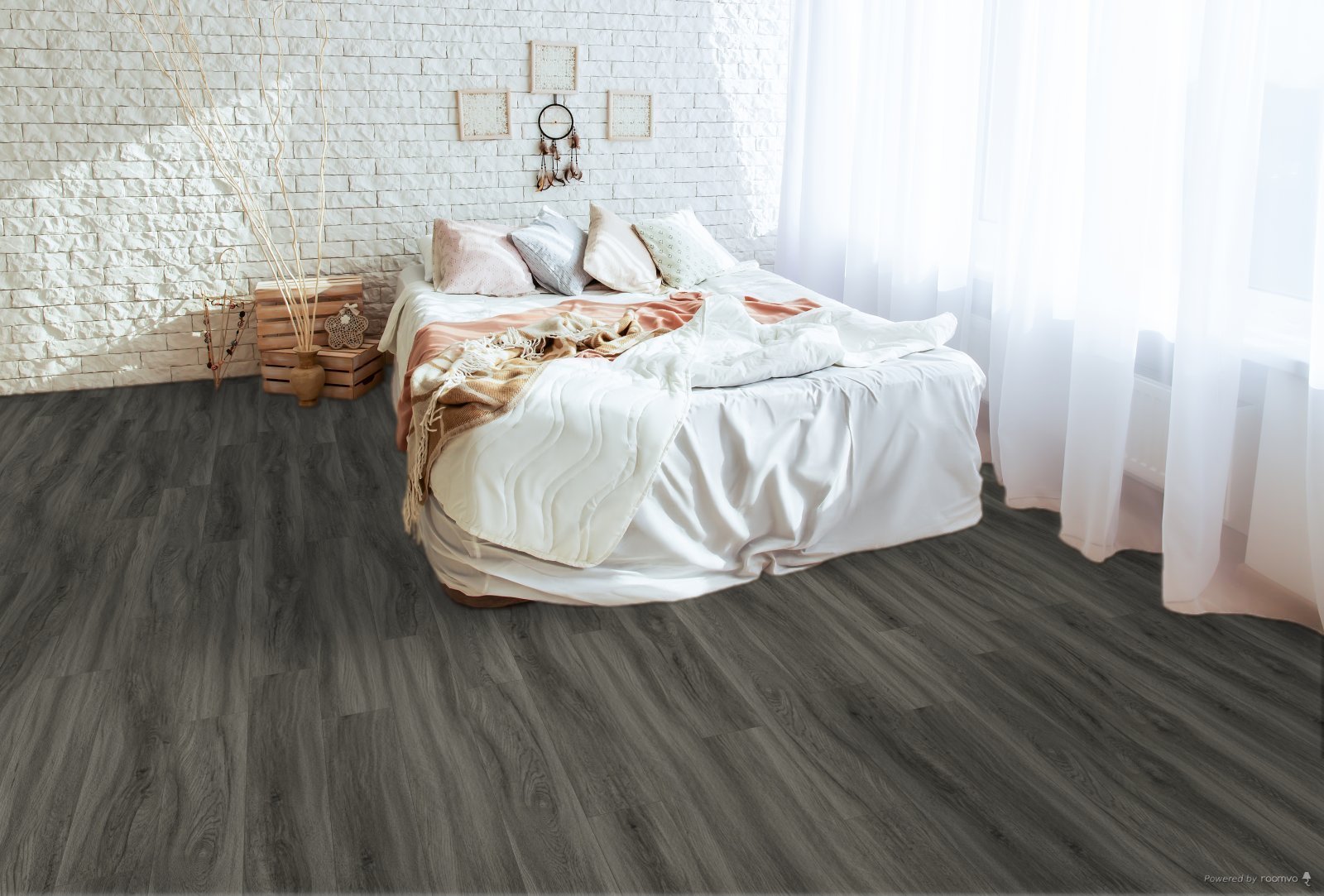 Horizen Flooring presents to you a picture of a quality wide plank Cambridge luxury vinyl plank. NovoCore Premium EIR collection features a wide range of colors & designs that will compliment any interior. Natural wood grain synchronized surface allow for an authentic hardwood look & feel. This collection features a 0.25″ / 6.5 mm overall thickness and a durable 22 mil / 0.55 mm wear layer for residential and commercial applications.