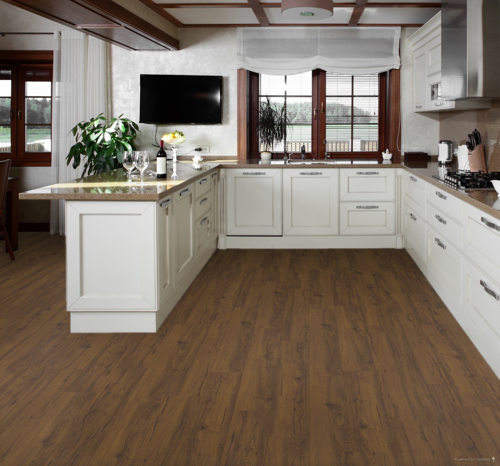 Horizen Flooring presents to you a picture of a quality wide plank Camden luxury vinyl plank. NovoCore Premium EIR collection features a wide range of colors & designs that will compliment any interior. Natural wood grain synchronized surface allow for an authentic hardwood look & feel. This collection features a 0.25″ / 6.5 mm overall thickness and a durable 22 mil / 0.55 mm wear layer for residential and commercial applications.