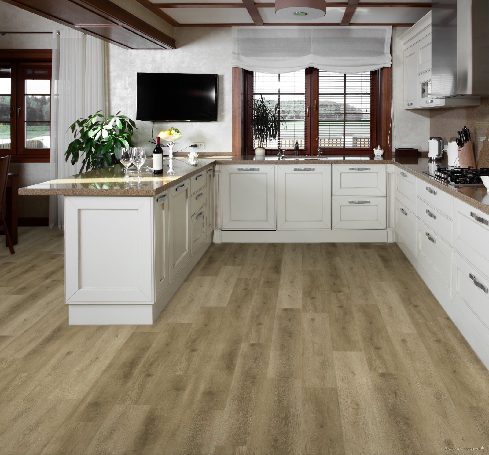 Horizen Flooring presents to you a picture of a quality wide plank Sessile luxury vinyl plank. NovoCore Premium EIR collection features a wide range of colors & designs that will compliment any interior. Natural wood grain synchronized surface allow for an authentic hardwood look & feel. This collection features a 0.25″ / 6.5 mm overall thickness and a durable 22 mil / 0.55 mm wear layer for residential and commercial applications.