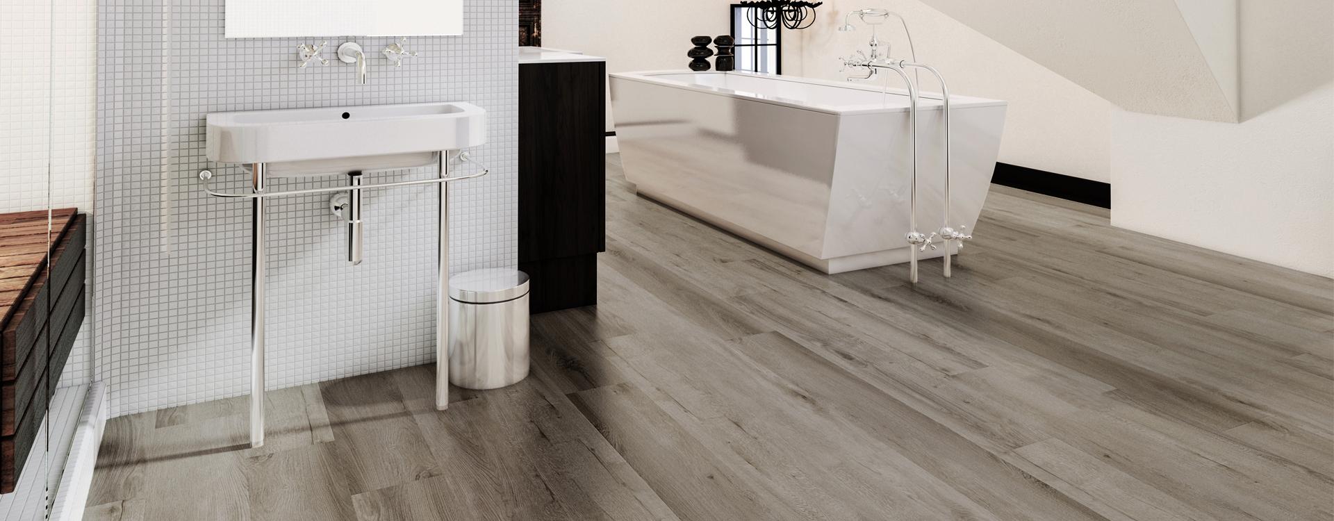Horizen Flooring presents to you a picture of a quality wide plank Telluride luxury vinyl plank. NovoCore Premium EIR collection features a wide range of colors & designs that will compliment any interior. Natural wood grain synchronized surface allow for an authentic hardwood look & feel. This collection features a 0.25″ / 6.5 mm overall thickness and a durable 22 mil / 0.55 mm wear layer for residential and commercial applications.