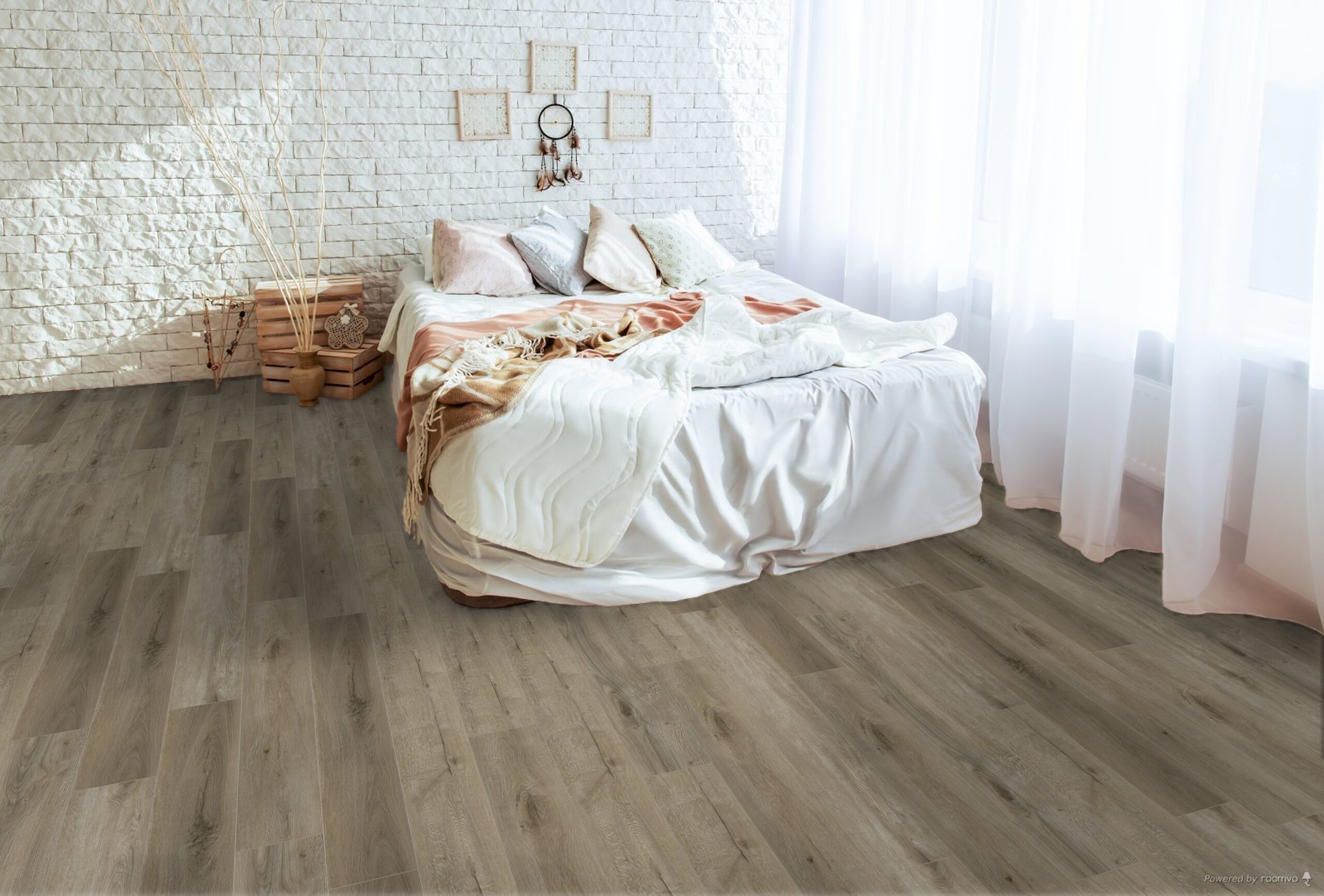 Horizen Flooring presents to you a picture of a quality wide plank Telluride luxury vinyl plank. NovoCore Premium EIR collection features a wide range of colors & designs that will compliment any interior. Natural wood grain synchronized surface allow for an authentic hardwood look & feel. This collection features a 0.25″ / 6.5 mm overall thickness and a durable 22 mil / 0.55 mm wear layer for residential and commercial applications.