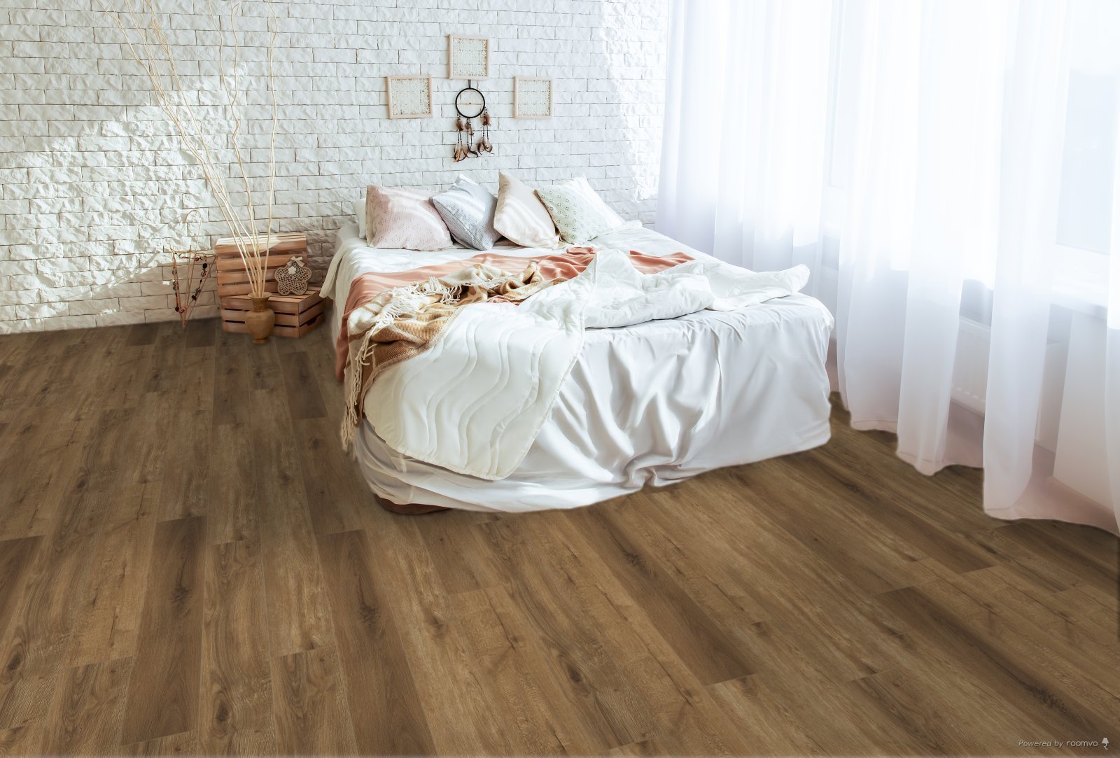 Horizen Flooring presents to you a picture of a quality wide plank Waycross luxury vinyl plank. NovoCore Premium EIR collection features a wide range of colors & designs that will compliment any interior. Natural wood grain synchronized surface allow for an authentic hardwood look & feel. This collection features a 0.25″ / 6.5 mm overall thickness and a durable 22 mil / 0.55 mm wear layer for residential and commercial applications.