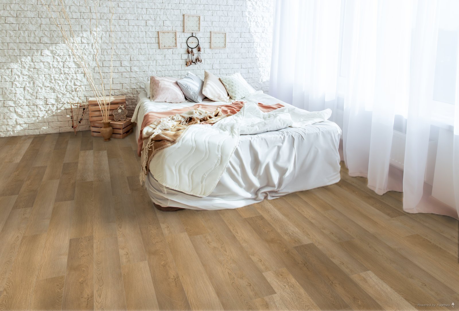 Horizen Flooring presents to you a picture of a quality wide plank Camden luxury vinyl plank. NovoCore Q Merengue collection features a wide range of colors & designs that will compliment any interior. Natural wood grain synchronized surface allow for an authentic hardwood look & feel. This collection features a 0.3″ / 7.5 mm overall thickness and a durable 22 mil / 0.55 mm wear layer for residential and commercial applications.
