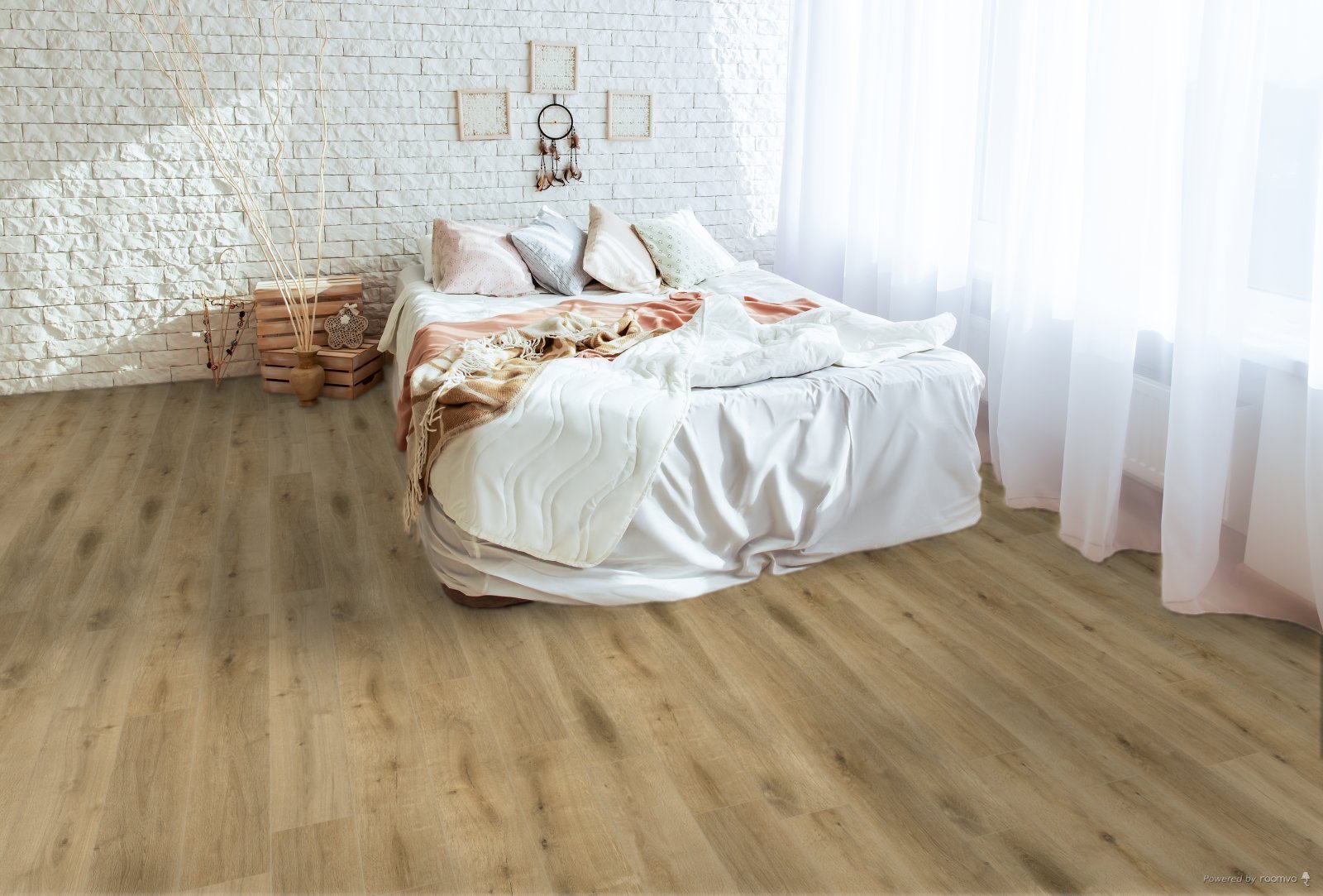 Horizen Flooring presents to you a picture of a quality wide plank Hood River luxury vinyl plank. NovoCore Q Merengue collection features a wide range of colors & designs that will compliment any interior. Natural wood grain synchronized surface allow for an authentic hardwood look & feel. This collection features a 0.3″ / 7.5 mm overall thickness and a durable 22 mil / 0.55 mm wear layer for residential and commercial applications.