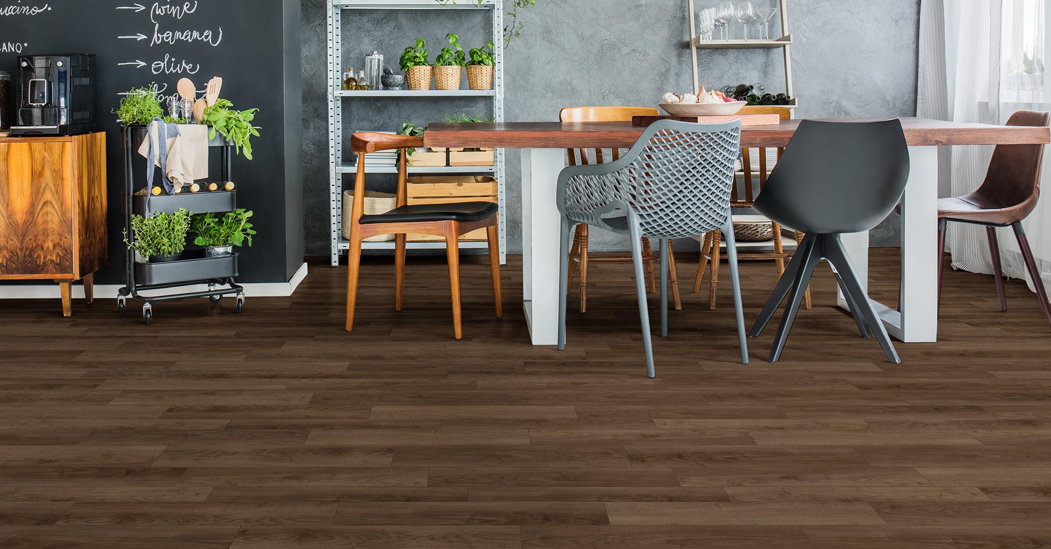 Horizen Flooring presents to you a picture of a quality wide plank Tallis luxury vinyl plank. NovoCore Q XXL Tango collection features a wide range of colors & designs that will compliment any interior. Natural wood grain synchronized surface allow for an authentic hardwood look & feel. This collection features a 0.3″ / 7.5 mm overall thickness and a durable 22 mil / 0.55 mm wear layer for residential and commercial applications.