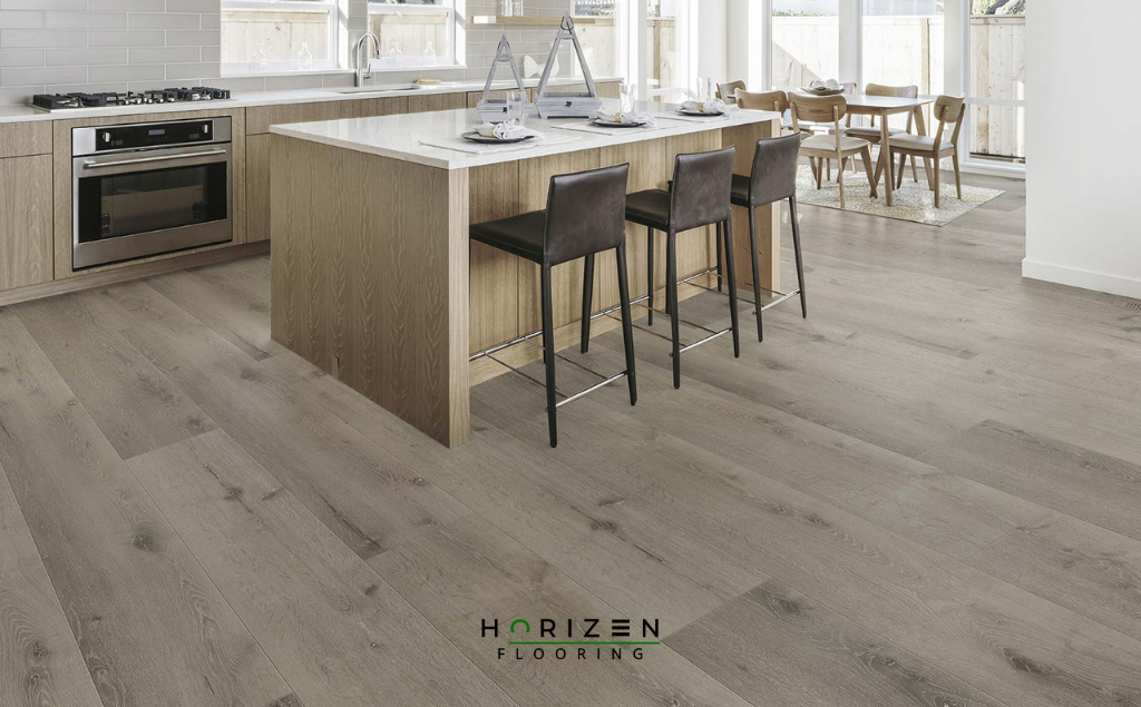 Horizen Flooring presents to you a picture of a quality wide plank Anise luxury vinyl plank. LW Flooring Riverside collection features a wide range of colours & designs that will compliment any interior. Natural wood grain synchronised surface allow for an authentic hardwood look & feel. This collection features a 7.8 mm overall thickness and a durable 20 mil wear layer for residential and commercial applications.