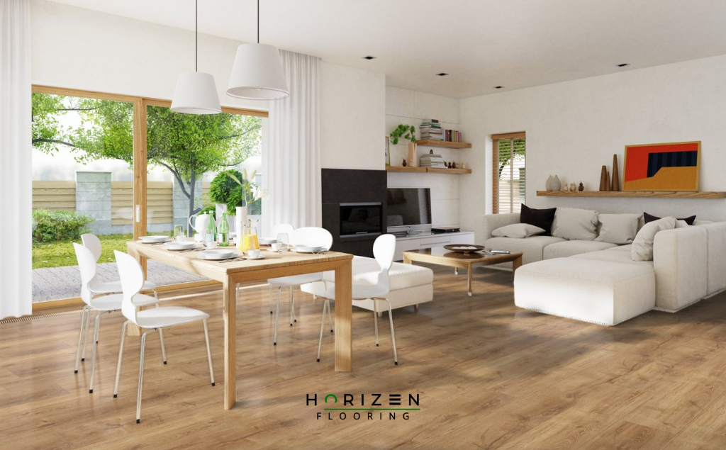 Horizen Flooring presents to you a picture of a quality wide plank Chamomile luxury vinyl plank. LW Flooring Riverside collection features a wide range of colours & designs that will compliment any interior. Natural wood grain synchronised surface allow for an authentic hardwood look & feel. This collection features a 7.8 mm overall thickness and a durable 20 mil wear layer for residential and commercial applications.