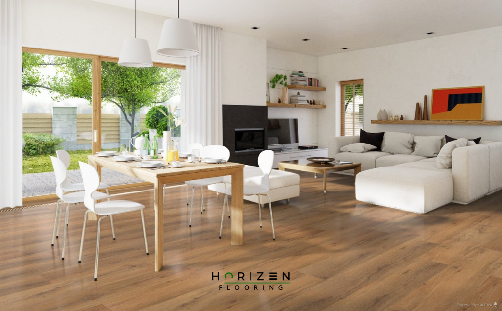 Horizen Flooring presents to you a picture of a quality wide plank Foxglove luxury vinyl plank. LW Flooring Riverside collection features a wide range of colours & designs that will compliment any interior. Natural wood grain synchronised surface allow for an authentic hardwood look & feel. This collection features a 7.8 mm overall thickness and a durable 20 mil wear layer for residential and commercial applications.