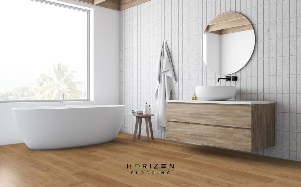 Horizen Flooring presents to you a picture of a quality wide plank Goldenrod luxury vinyl plank. LW Flooring Riverside collection features a wide range of colours & designs that will compliment any interior. Natural wood grain synchronised surface allow for an authentic hardwood look & feel. This collection features a 7.8 mm overall thickness and a durable 20 mil wear layer for residential and commercial applications.