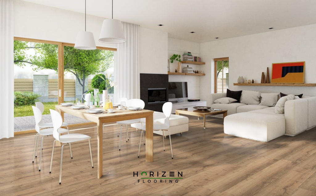 Horizen Flooring presents to you a picture of a quality wide plank Papyrus luxury vinyl plank. LW Flooring Riverside collection features a wide range of colours & designs that will compliment any interior. Natural wood grain synchronised surface allow for an authentic hardwood look & feel. This collection features a 7.8 mm overall thickness and a durable 20 mil wear layer for residential and commercial applications.